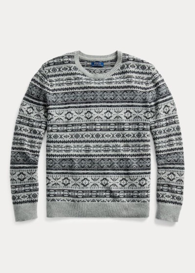 Men's Polo Ralph Lauren Fair Isle Cotton-Blend Sweater | 016473UXA